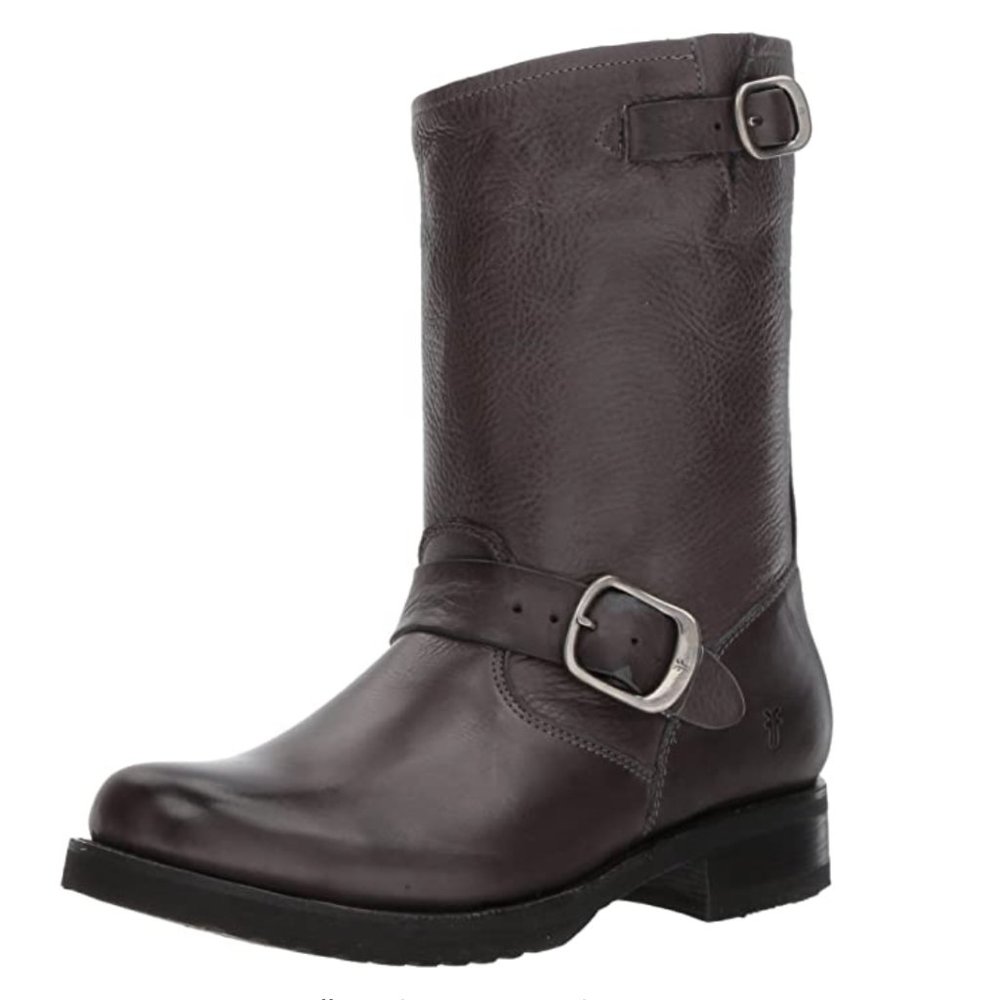 Frye Veronica Short Slouch Tall Boots Smoke, size 8